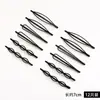 Pinza negra estilo coreano para mujer, pinza BB ancha y gruesa, no daña el cabello, flequillo lateral, pasador roto, pasador simple y versátil