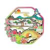 Imanes de Refrigerador de Madera Pintados a Mano de la Ciudad Antigua de Chengkan, Huangshan Anhui, Souvenirs Turísticos Culturales y Creativos, Personalizables