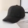 Chapéu de Algodão Espesso e Quente com Forro de Lã para Idosos, Chapéu de Baseball à Prova de Vento com Proteção para as Orelhas para Viagem ao Ar Livre, Chapéu Simples e Moderno