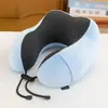 Almofada de Viagem Bingdoudou em Espuma de Memória em Formato de U para Pescoço com Apoio de Cabeça Cervical para Viagens de Avião Presente com Logotipo Personalizado