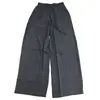 Pantalones Anchos Arrugados para Mujer, Cintura Elástica con Cordón, Pantalones Largos, Nuevo Estilo Primavera, Corte Holgado, Adelgazantes, Pantalones Casuales Versátiles