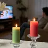 Velas Cilíndricas de Parafina Personalizadas, Estilo Nuevo, de Colores, Aromáticas, Adornos Decorativos y Recuerdos Románticos para el Día de San Valentín