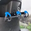 Servicio de Entrega Barra Gancho para Vehículo Eléctrico con una Fila de Ganchos para Comida Montados al Frente, Accesorios de Soporte de Fijación Universal para Repartidor