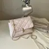 Bolso de rejilla bordado de moda para mujer, nuevo bolso cruzado de hombro informal para el día a día 2026, bolso de cadena de moda para el hombro