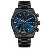 Reloj Multifuncional para Hombre Orsga, Elegante Cronógrafo con Calendario de Tres Ojos y Seis Manecillas, Reloj de Pulsera de Cuarzo Transfronterizo Transmitido en Vivo por el Fabricante
