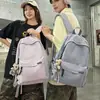 Mochila para Hombre, Mochila de Viaje Simple de Gran Capacidad para Mujer, Bolso Escolar Casual Estilo Japonés para Estudiantes de Secundaria, Preparatoria y Universidad