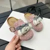 Mules gruesos estilo retro francés de punta cerrada para mujer, nuevo modelo primavera y otoño 2026, antideslizantes, adecuados para usar con faldas, pantuflas estilo Birkenstock