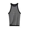 Venta al por mayor transfronteriza Y2K Verano 2025 Nuevo Chaleco para mujer Estilo europeo y americano Rayas Contraste Moda Top F823106