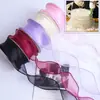 Materiais de bricolage: Buquê de Fita de Lã, Fita de Cetim, Fita de Lã Cauda de Peixe, Fita Floral, Decoração de Borda Ondulada, Venda Direta do Fabricante