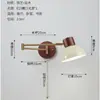 Luminária de Parede Lateral de Quarto Estilo Medieval com Braço Móvel, Dobrável e Extensível, Luz Criativa para Estudo e Leitura para o Escritório, Vintage