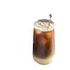 Copo de Vidro Borossilicato Alto com Listras Verticais, Copo de Leite, Copo para Café Gelado e Suco, Copo de Vidro Transparente para Casa, Copo de Camada Única de Grande Capacidade