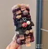 Nova Borracha de Cabelo para Rabo de Cavalo Alto Elástico Alto Faixa Grossa para Cabeça Estilo Preguiçoso Sem Costura Acessório de Cabelo Headwear Acessórios de Cabelo Coreanos