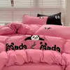 Juego de Cama Individual de Cuatro Piezas Grado A para Maternidad e Infancia Sábana Funda de Edredón Ropa de Cama Dormitorio de Estudiante Juego de Tres Piezas Venta Directa de Fábrica