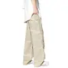 Exportación Transfronteriza al por Mayor Primavera 2025 Talla Grande Pantalones Cargo Casuales Para Gordos y Ampliación Se Pueden Usar 150 kg
