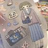 Daburucute Paquete Lindo Original JK Diario Japonés Jk Mano Cuenta Collage Material de Corte Rollo de Pegatinas
