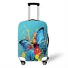Funda Protectora Elástica para Maleta con Estampado de Mariposas Transfronteriza, Cubierta Antipolvo para Maleta de Carrito, Funda de Poliéster a Prueba de Polvo para Maleta de Viaje