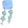 ¡El Colgante de Flor Azul Es Tan Bonito! ¡Tan Suave! Pendientes de Borlas Estilo Nuevo de Alta Gama para Instagram
