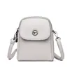 Bolsa Transversal Guinness Kangaroo 2026 Nova Moda Versátil Couro Macio Feminina Camada Dupla Bolsa para Celular Ombro Único Bolsa Pequena