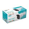 Cámara de Vigilancia Coaxial 1080P de Alta Definición Luz Cálida Visión Nocturna a Color Completo Lente Ojo de Pez de 1.8mm Ángulo de Visión Ultra Amplio