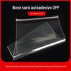 Sacos Adesivos de Plástico Opp, Sacos Selados, Sacos de Embalagem para Armazenamento de Roupas e Acessórios, Sacos Impressos, Sacos Transparentes de Armazenamento