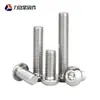 Tornillo de Acero Inoxidable 304 Cabeza Redonda Cabeza Semiredonda Hexagonal Socket Cabeza Plana Tornillo de Copa Redonda M2M3M4M5M6M8-M12
