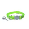 Pei Pet Beibei nuevo collar reflectante de seda para gato con hebilla de seguridad ajustable y correas reflectantes al por mayor