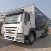 Caminhão Betoneira Howo Usado Grande 12 Metros Cúbicos Caminhão Betoneira de Concreto Exportação de Fábrica Caminhão de Transporte de Cimento