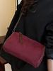 Bolso Cuadrado Pequeño de Ante Maillard 2025 Moda de Verano Simple Bolso Almohada de Gran Capacidad para Viajes de Trabajo Bolso Bandolera de Hombro