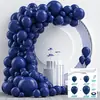Set de Globos Amazon Transfronterizo Color Sólido Cadena de Globos Fiesta de Cumpleaños Boda Decoración Paquete de Globos Mayoreo