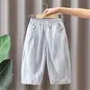 0990 Pantalones de Verano para Niños 2026 Nuevo Modelo Transpirables Rectos Anti-Mosquitos para Niños Pantalones Largos Finos de Verano para Bebé Modernos