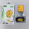 Novo Carregador Inteligente de Carga Rápida 66W33W25W A+C Duplo U Simples U Conjunto Adaptador de Energia para Celular Dois em Um