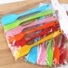 Espátula de Silicone Grande Peça Única Espátula para Bolo e Creme Espátula de Manteiga Amarela Ferramenta de Confeitaria Utensílio de Cozinha