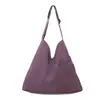 Bolso de hombro cruzado estilo coreano ins simple retro de alta gama, bolso de mano casual de color sólido de gran capacidad