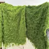 Planta Verde de Bambú Artificial Paisajismo Adorno de Interior Decoración de División Maceta de Piso Decoración Estilo Zen Planta Biomorfa