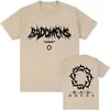 Camiseta Gráfica Divertida con Logo de la Banda Bad Omens para Hombre y Mujer Moda Hip Hop Camiseta Retro Informal Masculina de Manga Corta Oversize