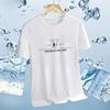 Playera de Manga Corta para Hombre Verano Nueva Malla Holgada Cuello Redondo Casual Estampada Top Marca de Moda Manga Media Camiseta Versátil