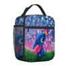 Bolsa de comida para estudiantes de primaria con estampado Stilwell, portátil, con dibujos animados, aislante, para acampar al aire libre