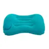 Almohada Inflable Almohada de Viaje Almohada Lumbar Multifuncional Almohada Lumbar Inflable Tipo Presión Almohada de Compresión Engrosada Portátil