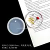 Molde de Pingente Molde de Etiqueta Osso de Cachorro Material para Artesanato DIY Cristal Epóxi com Furo Etiqueta para Pendurar Chaveiro Silicone