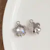 Nuevo Colgante de Aleación Microincrustado Accesorios para Joyería DIY Pulsera Collar Colgante de Joyería Estrella Luna Venta al por Mayor