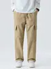 Ropa de Hombre Fengshe / Pantalones Cargo para Hombre Primavera y Otoño Paracaidista Pierna Recta Holgados Casuales 2026 Pantalones Largos Nuevos