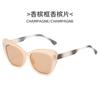 2022 nueva fábrica transfronteriza de gafas de sol para PC, venta al por mayor, gafas de sol de conducción de moda para mujer, gafas de sol tipo ojo de gato