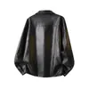 Chaqueta de Cuero PU con Solapa de Trabajo para Hombre Chaqueta de Cuero Ropa de Abrigo Transfronteriza 2026 Otoño Nueva Estilo Coreano Holgada Chaqueta de Cuero PU para Hombre