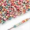 Cuentas de Letras Inglesas Digitales Acrílicas DIY para Niños Accesorios para Joyería Cuentas Sueltas Cuentas Cuadradas Fabricante Venta al Por Mayor