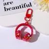 Llavero Minimalista Dulce Fresco de Audífonos 3D Colgante para Mochila de Estudiante Estilo Fresco Creativo Decoración de Mochila Regalo para Mejor Amigo