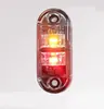 1 PIEZA 10-30V rojo y amarillo doble color E4 2 luces de pescador luz lateral camión intermitente LED luz lateral ancho