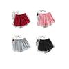 Pantalones cortos deportivos de tres puntos para mujer, pantalones de playa de verano transfronterizos, pantalones casuales para el hogar, pantalones cortos de cintura elástica para estudiantes, venta al por mayor