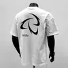 Estilo Guochao algodón puro talla extra estampado grafiti high street unisex T2026 verano moderno fresco versátil pareja manga corta