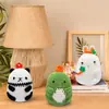 Nuevo Paquete de Material para Muñeca de Crochet para Principiantes de Tres Piezas Lindo Conejo Panda Hecho a Mano DIY Instrucciones en Inglés
