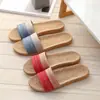 Zapatos Adhesivos Antideslizantes de Tira Ancha Postparto, Pantuflas Suaves Ligeras Transpirables para el Hogar con Suela Suave, Pantuflas de Lino para Pareja de Todas las Estaciones para Hombres y Mujeres